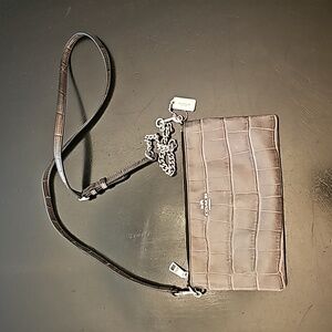 Grey Coach Clutch/Crossbody